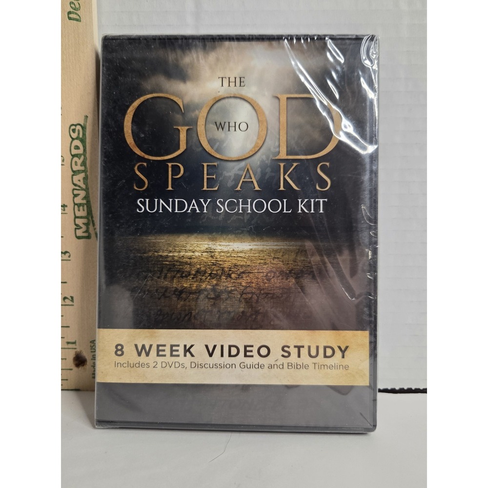 The God Who Speaks Sunday School kit 8 Week Video Study New SEALED